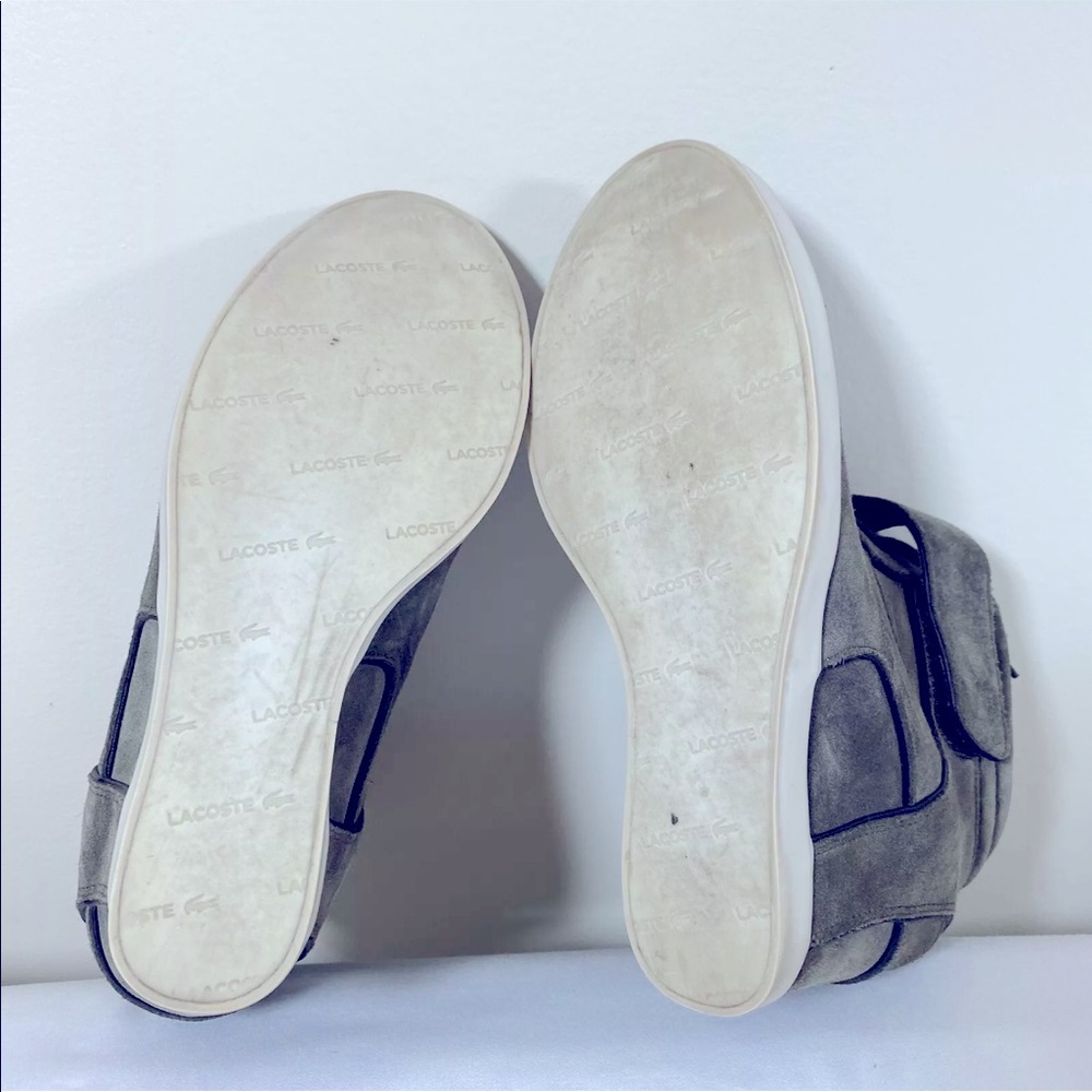 Lacoste 8.5 Suede Wedge Sneakers Ankle boots - Picture 6 of 6